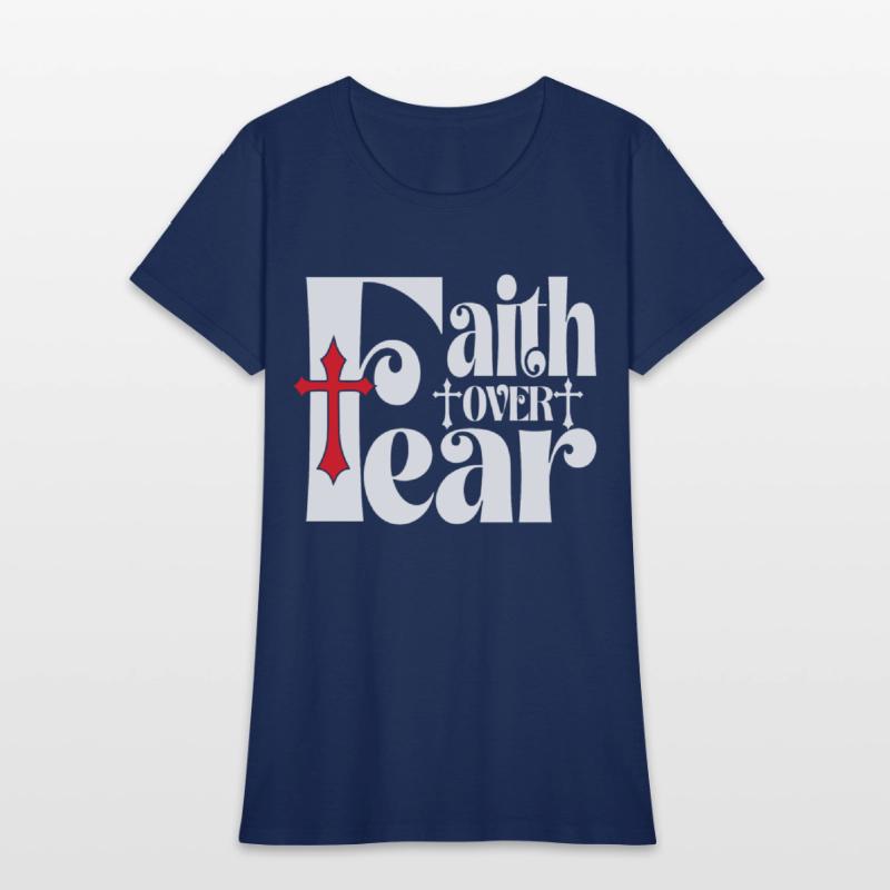 Faith Over Fear Love Jesus Christian Christmas