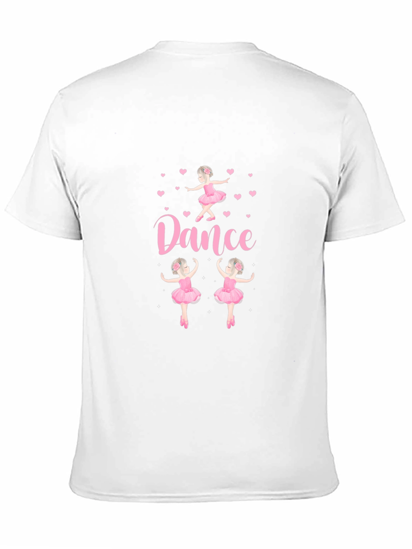 Dance Ballerina Graphic T-Shirt - Black