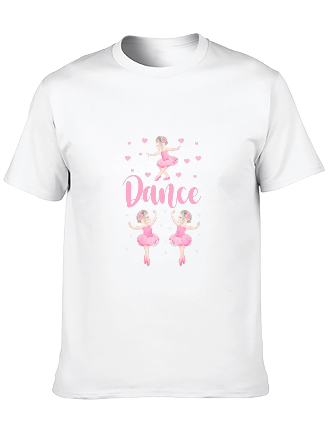 Dance Ballerina Graphic T-Shirt - Black