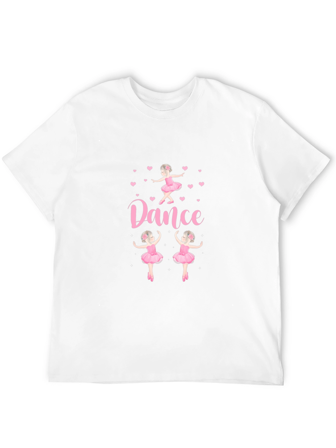 Dance Ballerina Graphic T-Shirt - Black