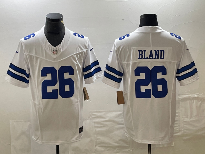 Men's Dallas Cowboys DaRon Bland #26 White Game Jerseys