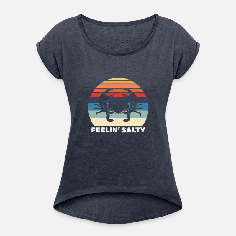 Feelin' Salty Crab Retro Vintage
