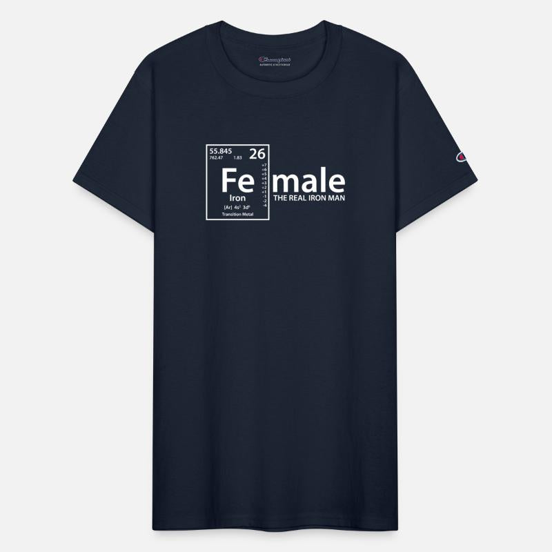 Female - The real iron man, Iron Man (white)