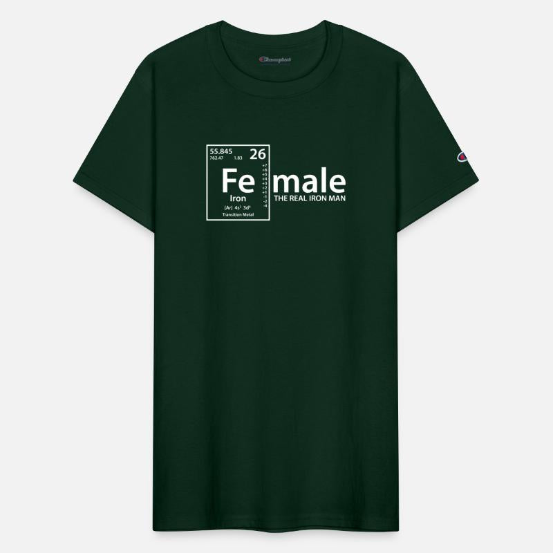 Female - The real iron man, Iron Man (white)