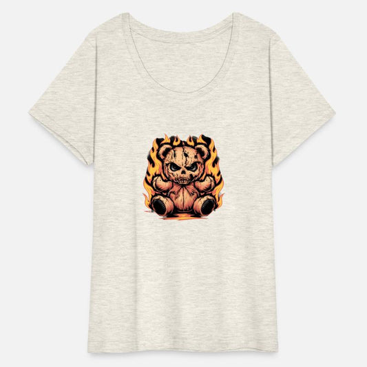 Fierce Flaming Teddy Bear Cool Statement