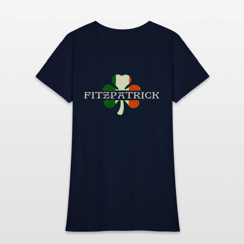 Fitzpatrick Irish Surname Ireland Flag Shamrock