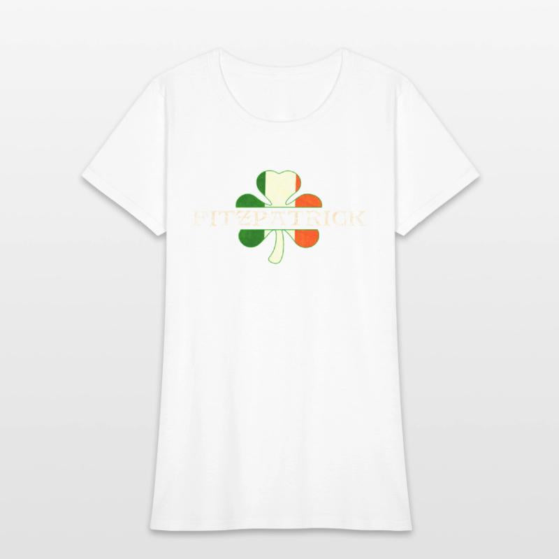 Fitzpatrick Irish Surname Ireland Flag Shamrock
