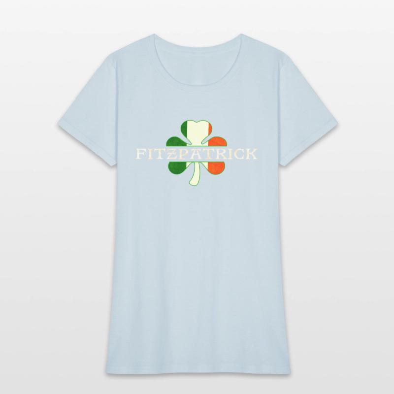Fitzpatrick Irish Surname Ireland Flag Shamrock