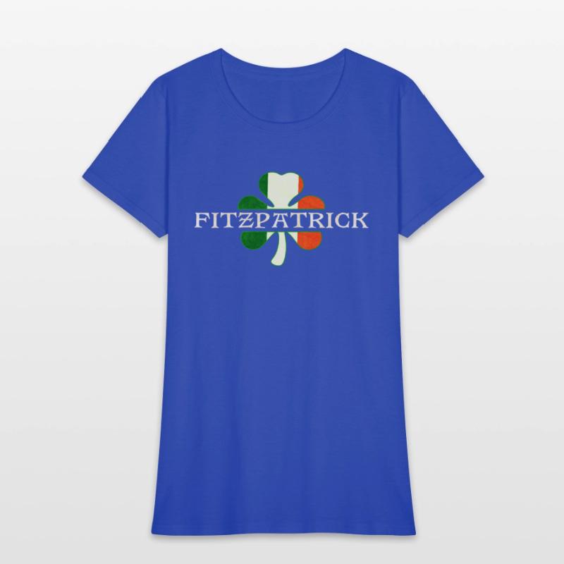 Fitzpatrick Irish Surname Ireland Flag Shamrock