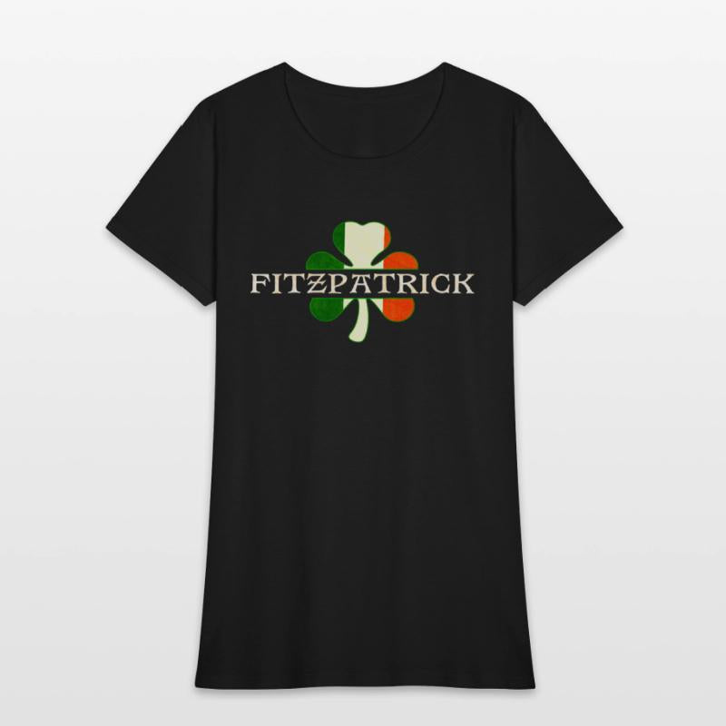 Fitzpatrick Irish Surname Ireland Flag Shamrock