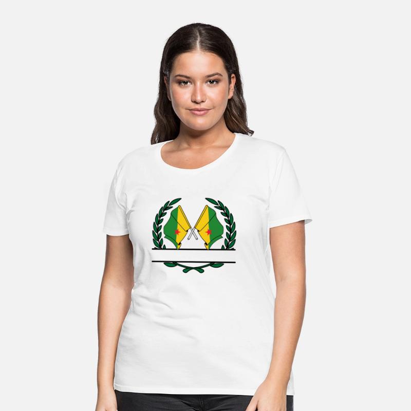 Flags French Guiana laurel wreath banner