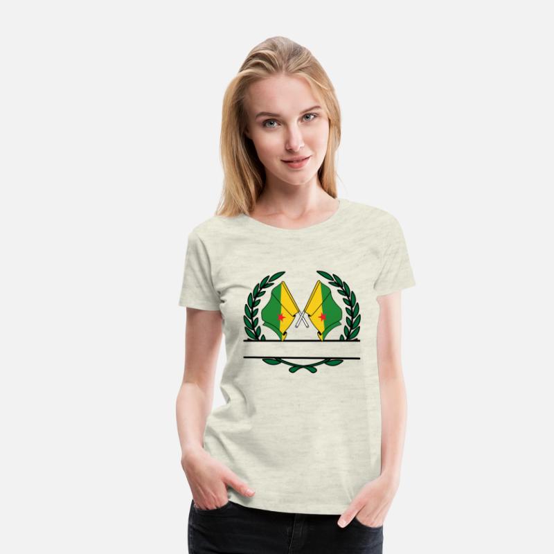 Flags French Guiana laurel wreath banner