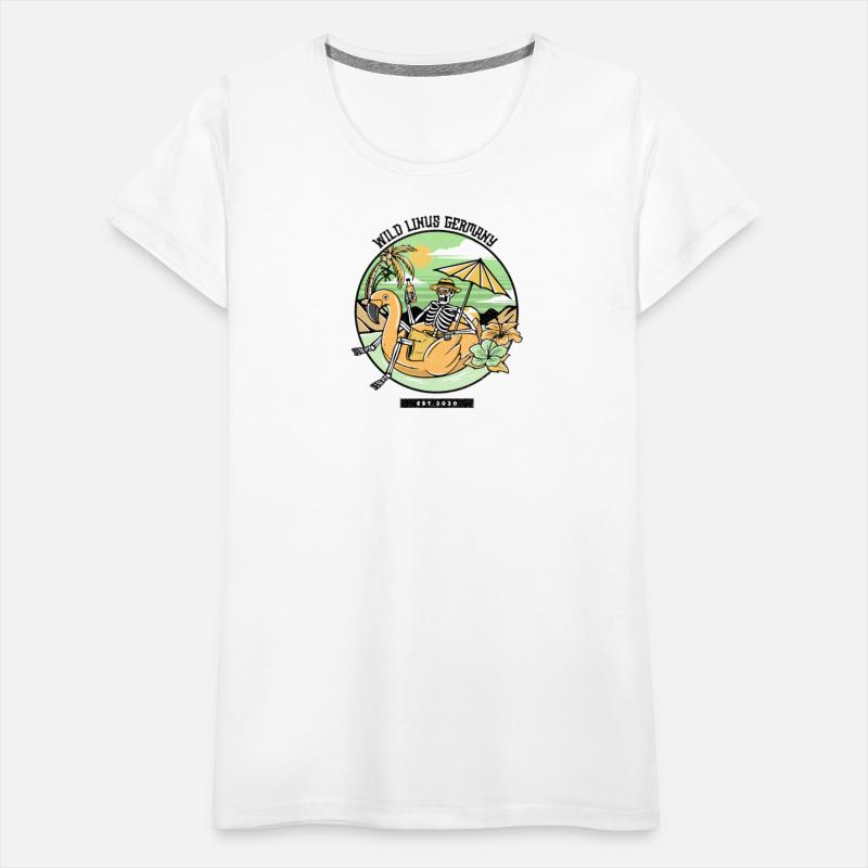 Flamingo Skull by Wild Linus Germany