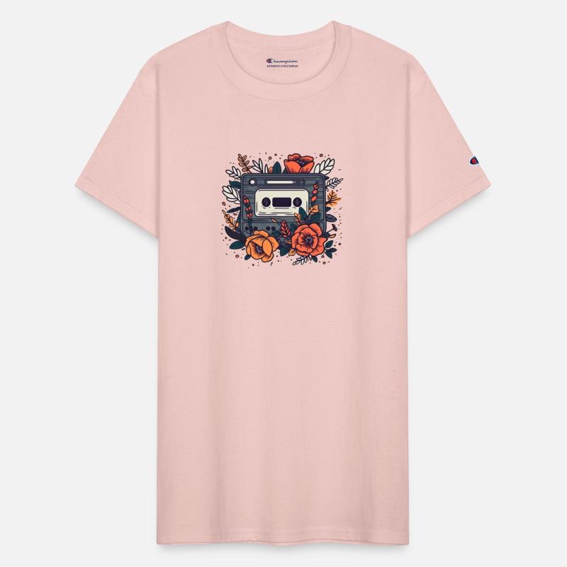 Floral Cassette Tape