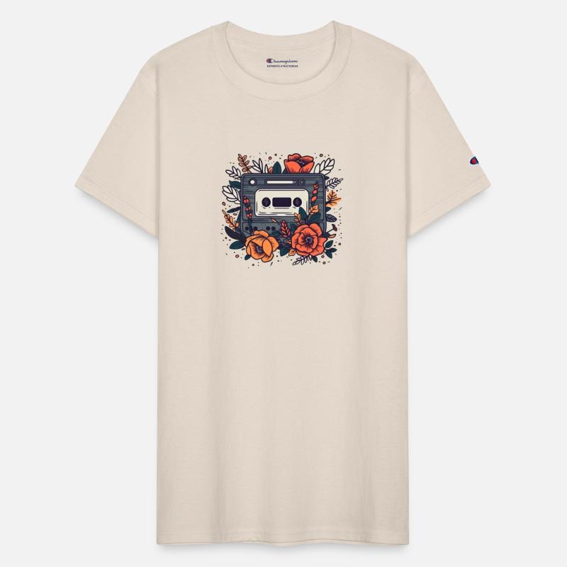 Floral Cassette Tape