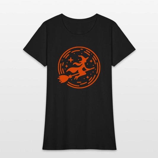 Flying Witch - Stylized Halloween Design
