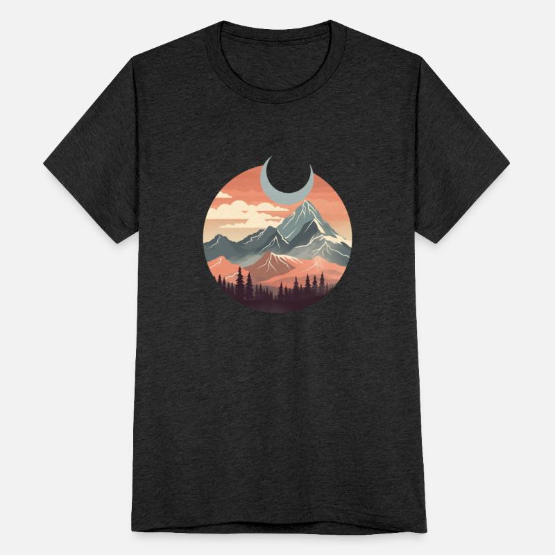 Foggy Mountains and clouds Giand Moon Adventure