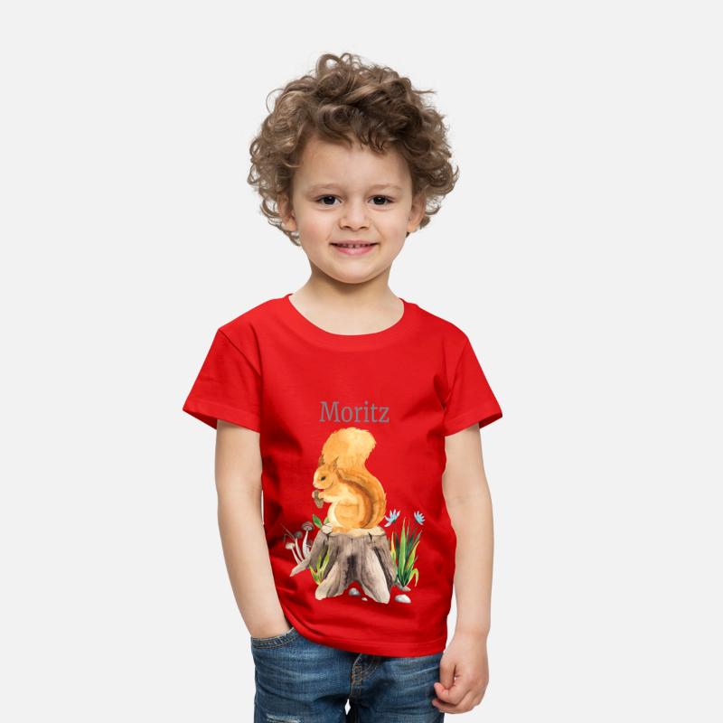 Forest Animal Squirrel Flowers Name Moritz