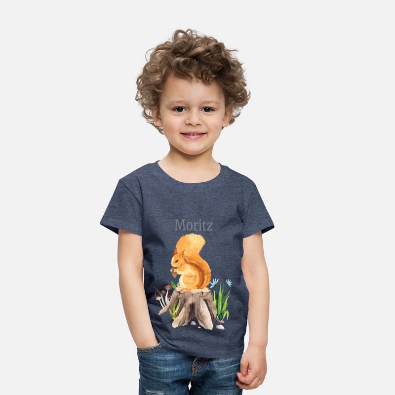 Forest Animal Squirrel Flowers Name Moritz