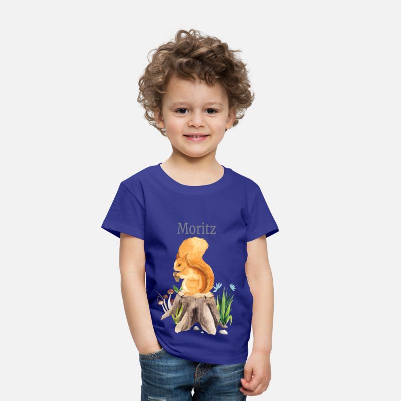 Forest Animal Squirrel Flowers Name Moritz