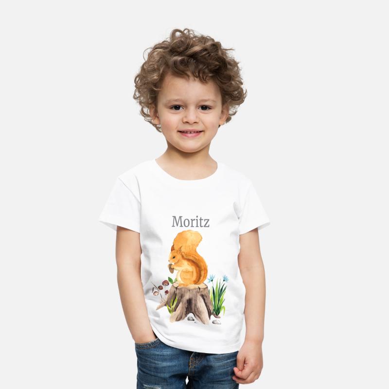 Forest Animal Squirrel Flowers Name Moritz