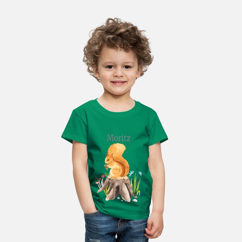 Forest Animal Squirrel Flowers Name Moritz