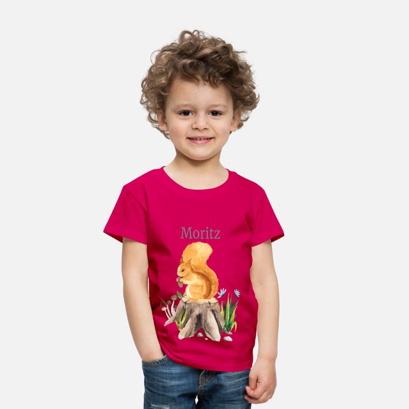 Forest Animal Squirrel Flowers Name Moritz