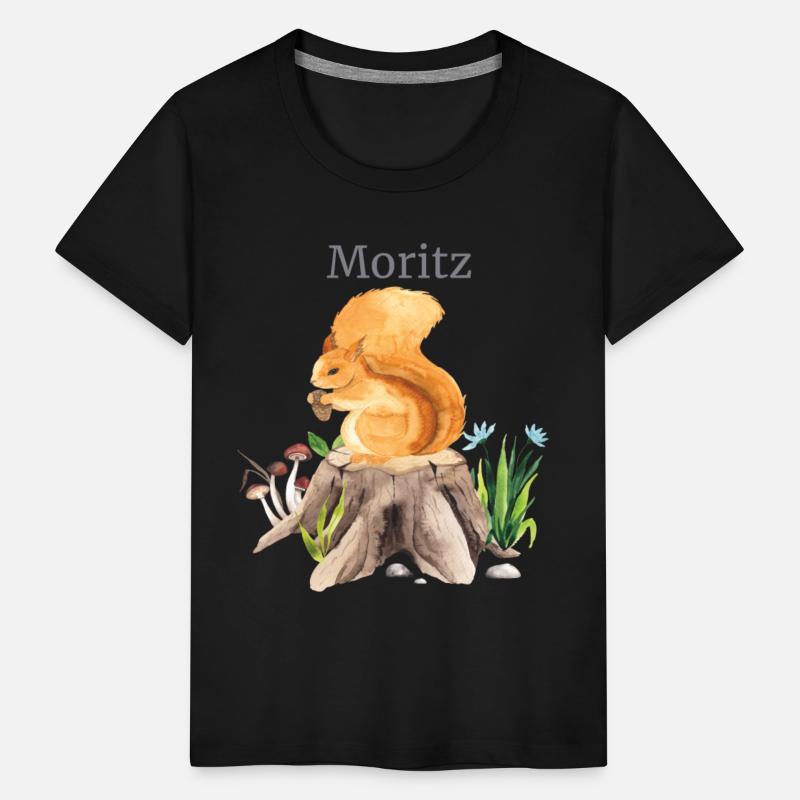 Forest Animal Squirrel Flowers Name Moritz