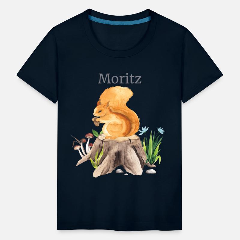 Forest Animal Squirrel Flowers Name Moritz