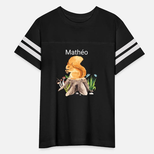 Forest animal squirrel with name Mathéo