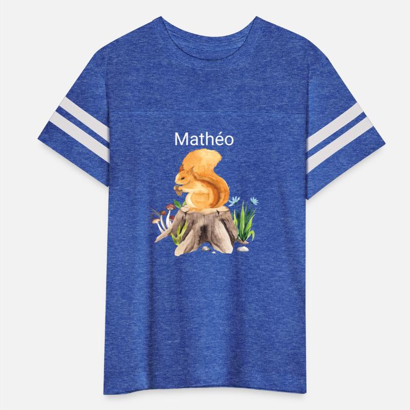 Forest animal squirrel with name Mathéo