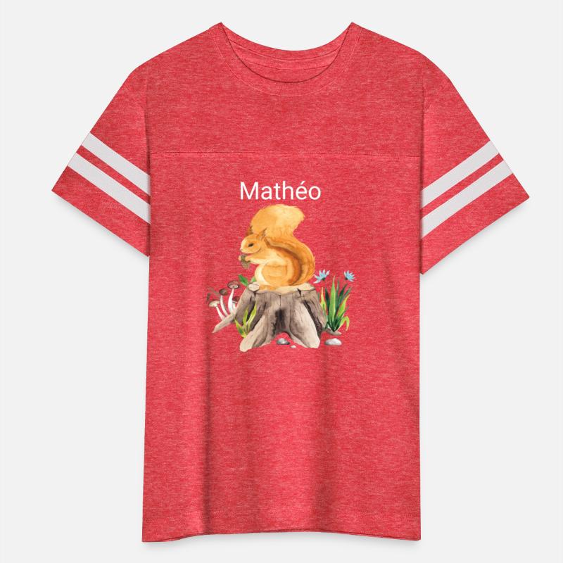 Forest animal squirrel with name Mathéo