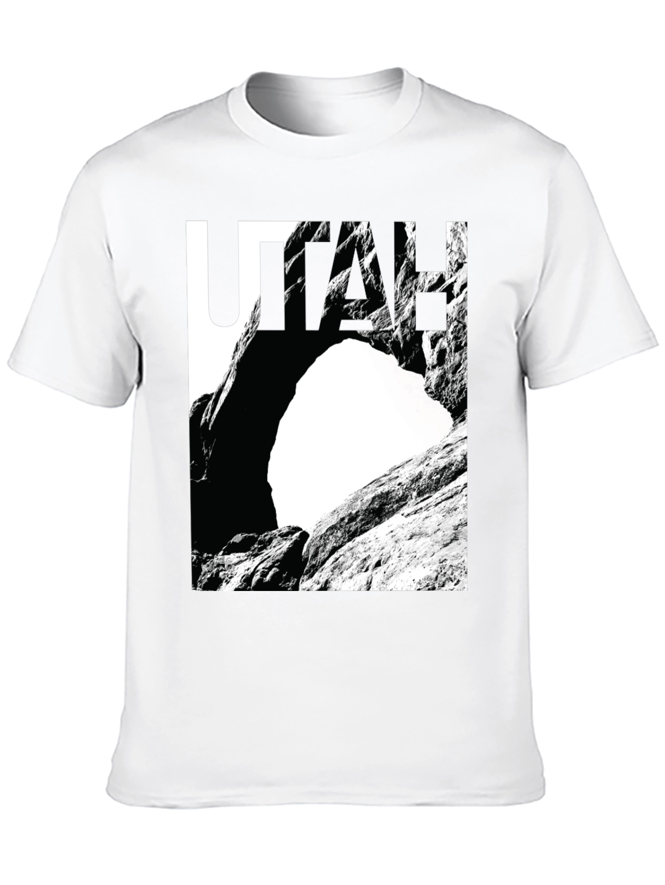 Utah Rock Arch Graphic Tee - Black