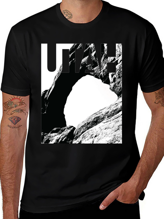 Utah Rock Arch Graphic Tee - Black