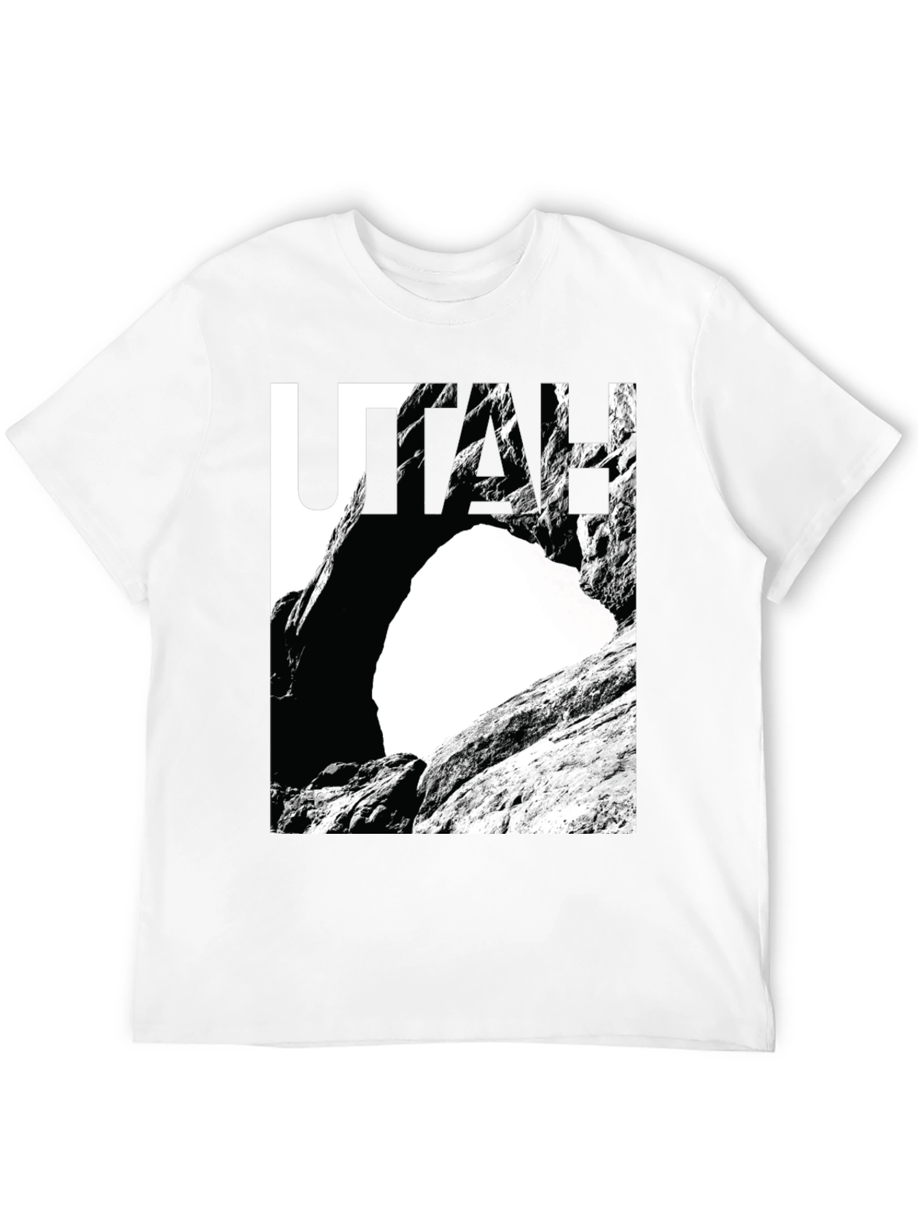 Utah Rock Arch Graphic Tee - Black
