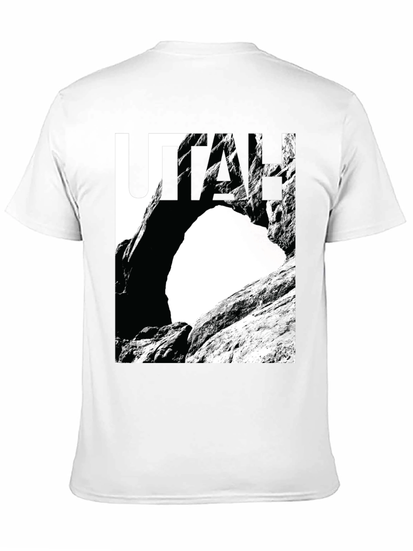 Utah Rock Arch Graphic Tee - Black