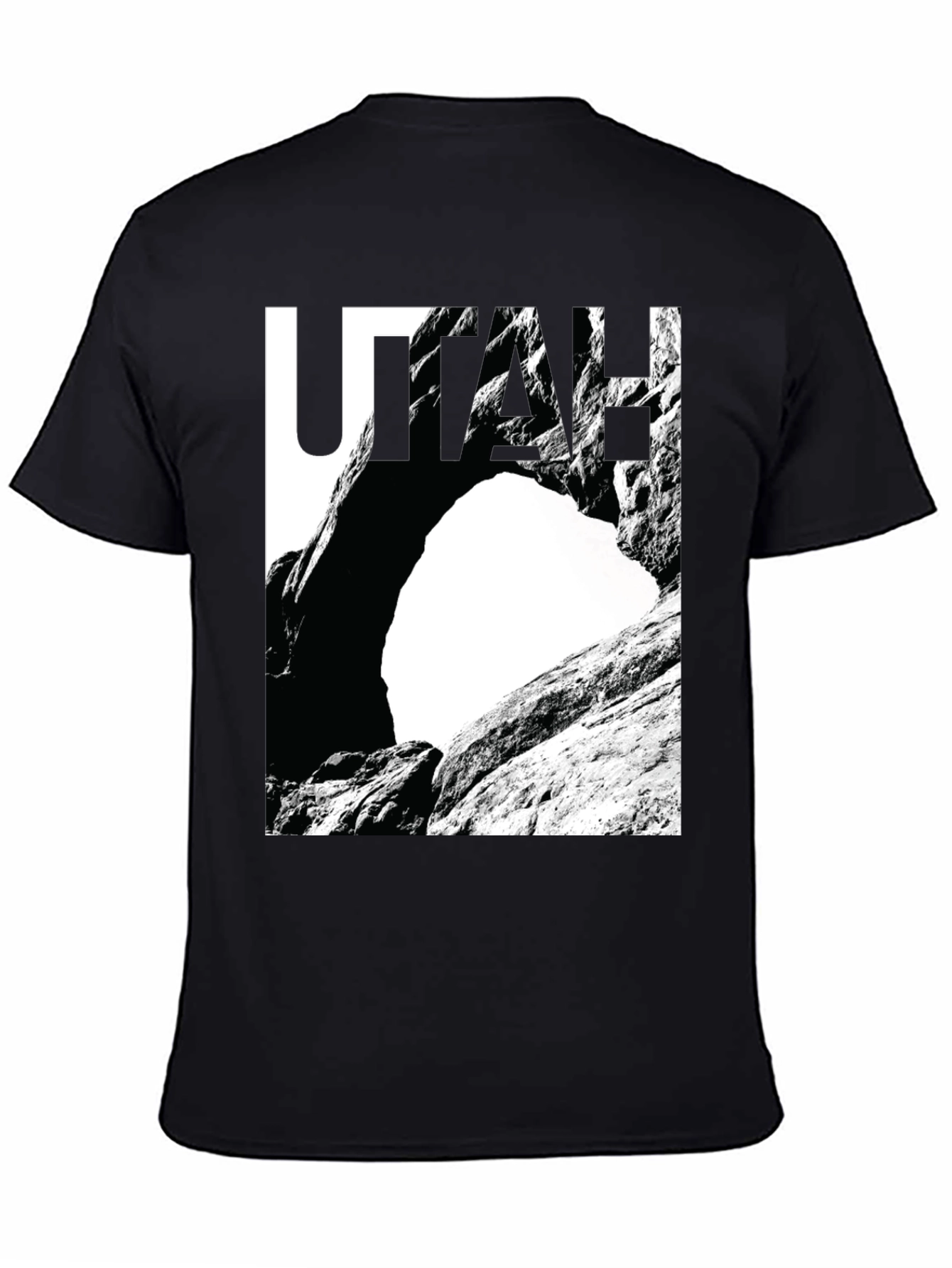 Utah Rock Arch Graphic Tee - Black