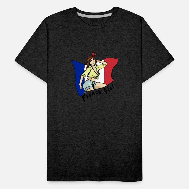 France girl flag design