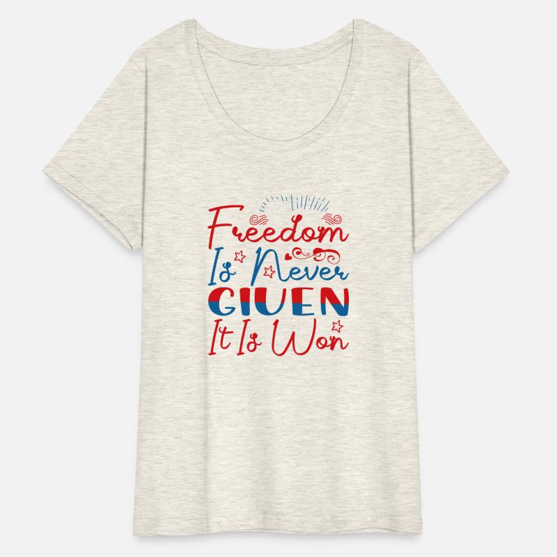 Freedom Is Never Given It Is Won