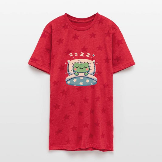 Frog Sleeping In Bed At Night Time