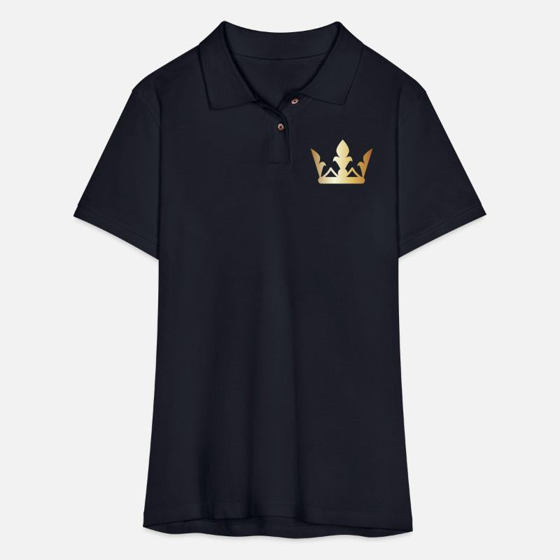 Fun golden crown king vip gold royal vector image