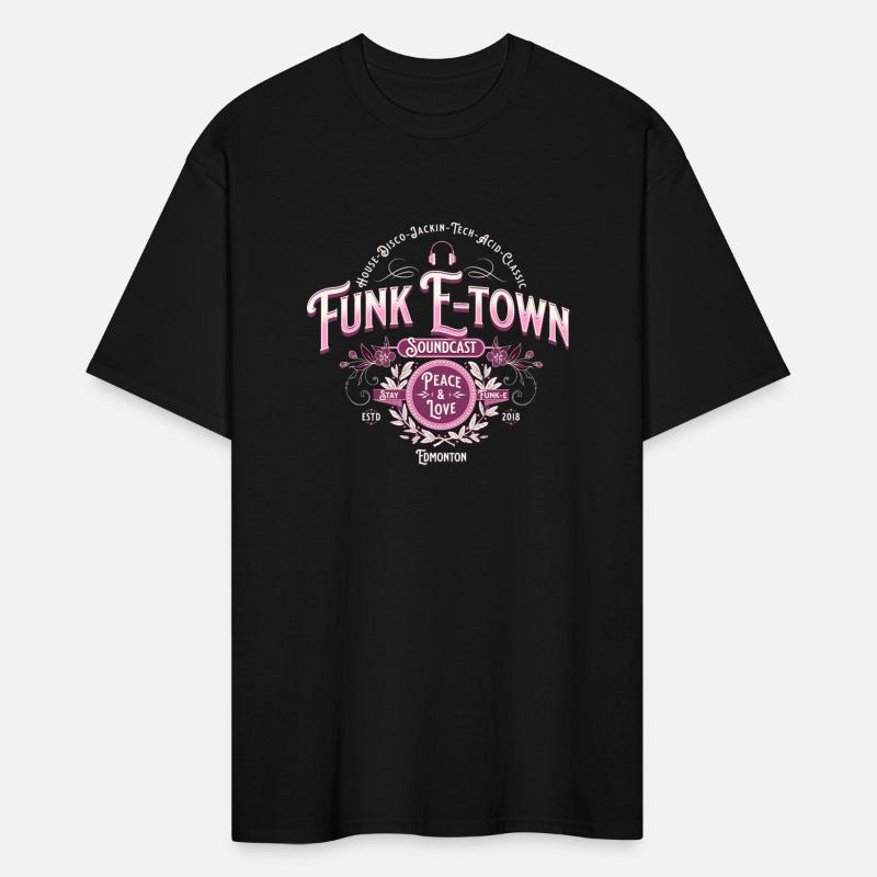 FUNK E-TOWN SOUNDCAST - 30s Logo (pink)
