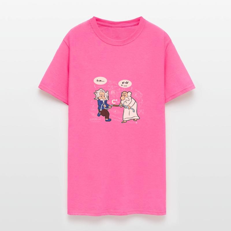 Funny Albert Einstein Pythagoras c² physics math