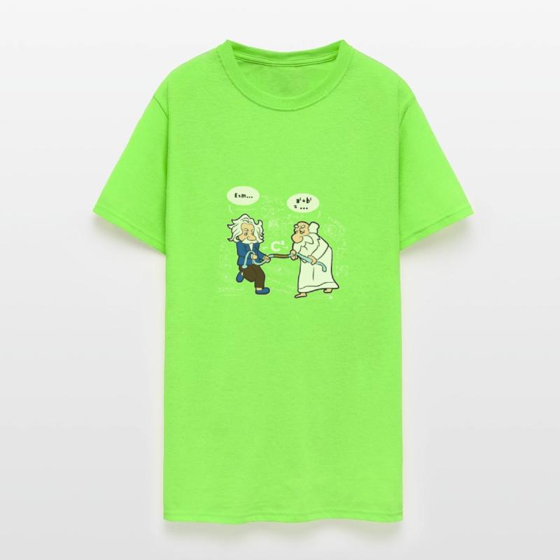 Funny Albert Einstein Pythagoras c² physics math