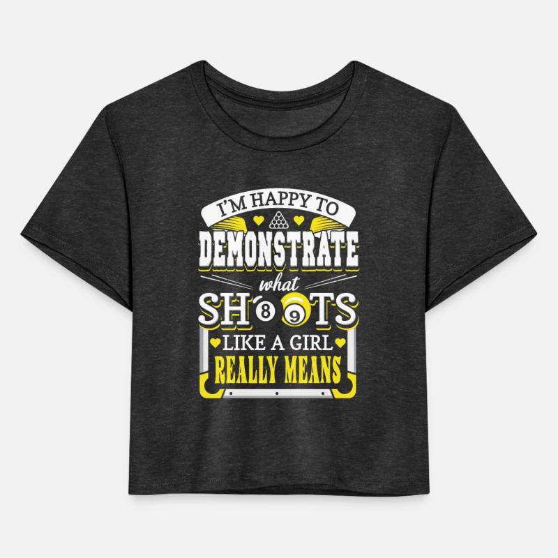 Funny Billiards What Shoots Like A Girl Means