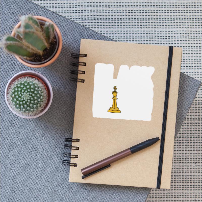 Funny black king the most powerful piece