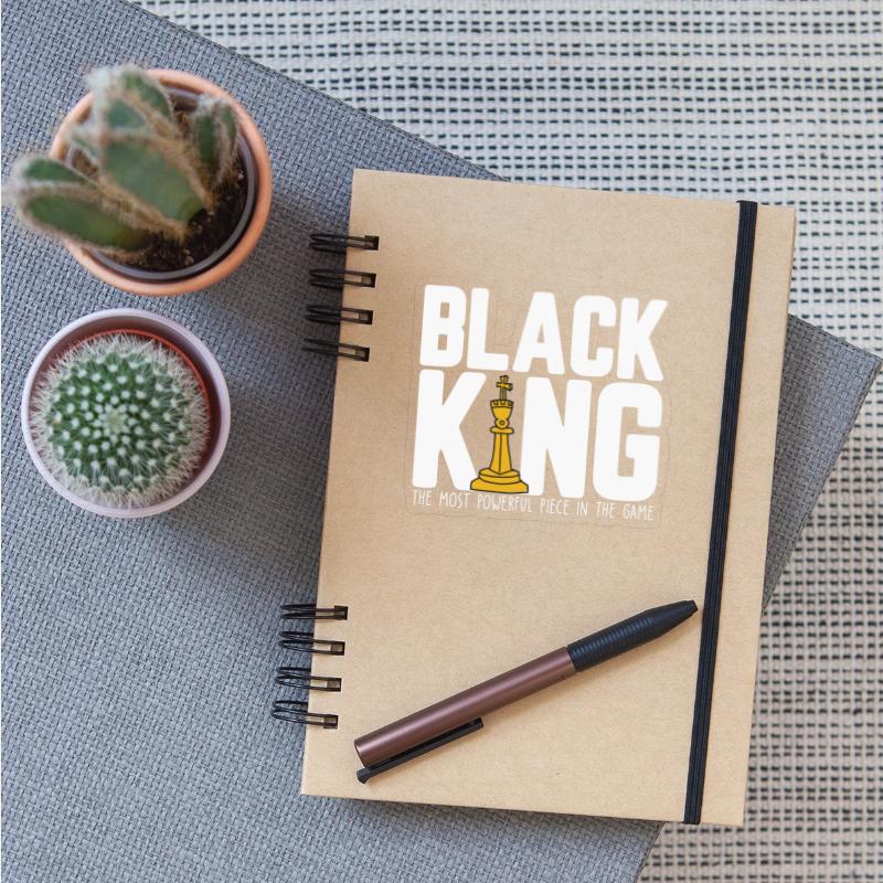 Funny black king the most powerful piece