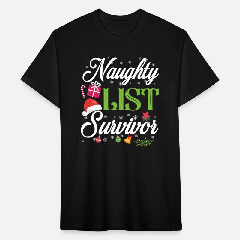 Funny Christmas Naughty List Survivor