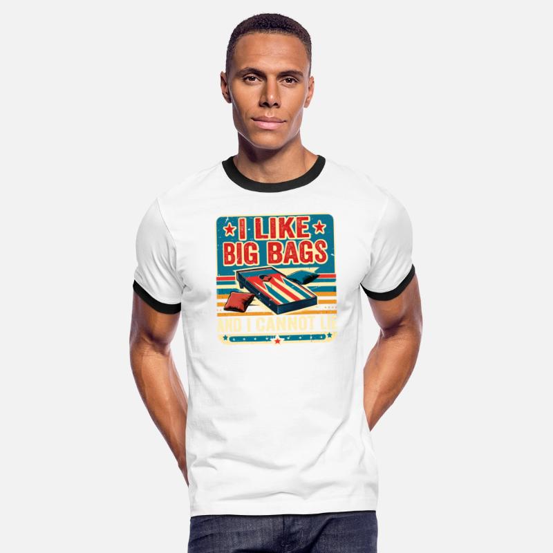 Funny Cornhole Player Saying - I Like Big Bags