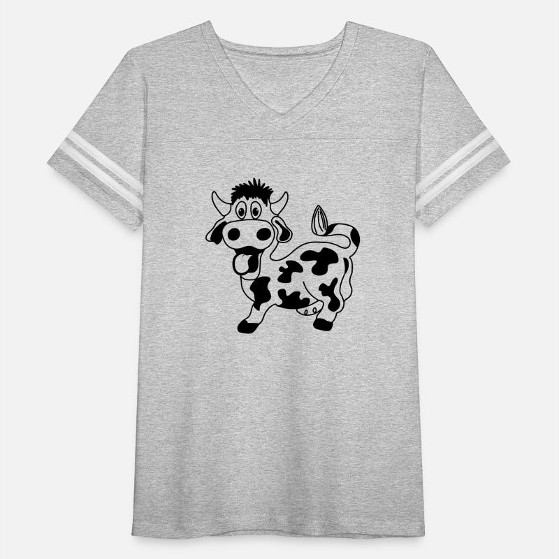 Funny cow with tongue out